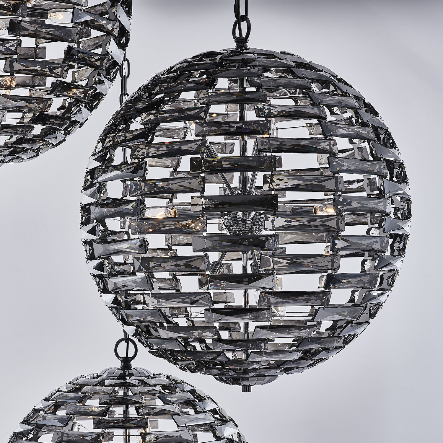 Alta 40 Light 49.5 inch Black Nickel Pendant Foyer Ceiling Light