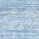 Hera 84 X 63 inch Light Blue Rug, Rectangle