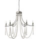 Selma 33.27 inch White Chandelier Ceiling Light