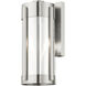 Sheridan 2 Light 16 inch Brushed Nickel Outdoor Wall Lantern