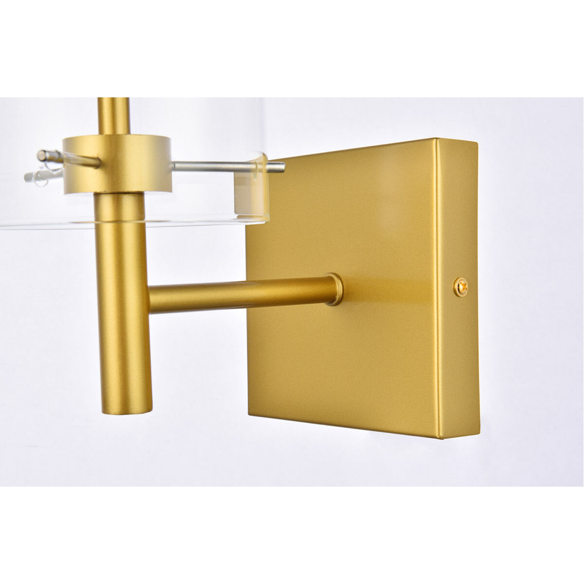 Savant 1 Light 7 inch Brass Bath Sconce Wall Light