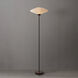Roswell 70.5 inch 9 watt Matte Black Torchiere Portable Light