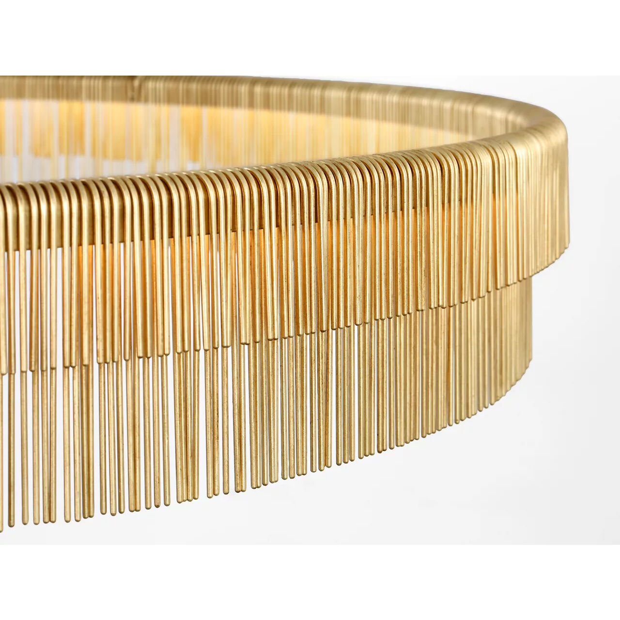 Kelly Wearstler Differo LED 50 inch Gild Layered Ring Chandelier Ceiling Light