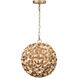 Cora 1 Light 13 inch Soft Gold Chandelier Ceiling Light