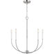 Greenwich 5 Light 24.13 inch Brushed Nickel Chandelier Ceiling Light