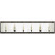 Chapman & Myers Lund 6 Light 36 inch Bronze Linear Bath Sconce Wall Light