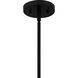Drover 1 Light 12 inch Matte Black Pendant Ceiling Light