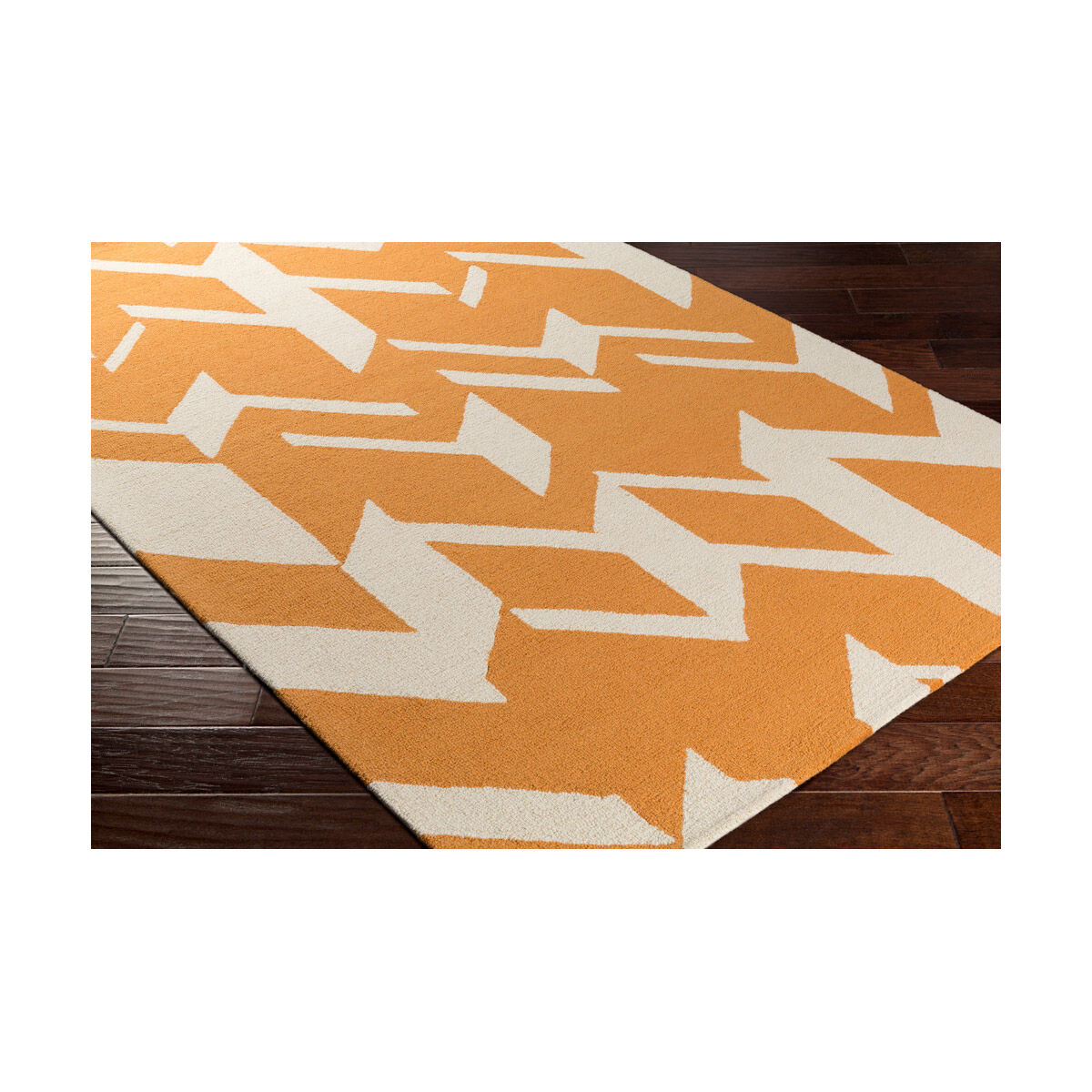 Hilda 36 X 24 inch Burnt Orange Indoor Area Rug, Rectangle