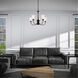 Ridgedale 6 Light 26 inch Black Chandelier Ceiling Light