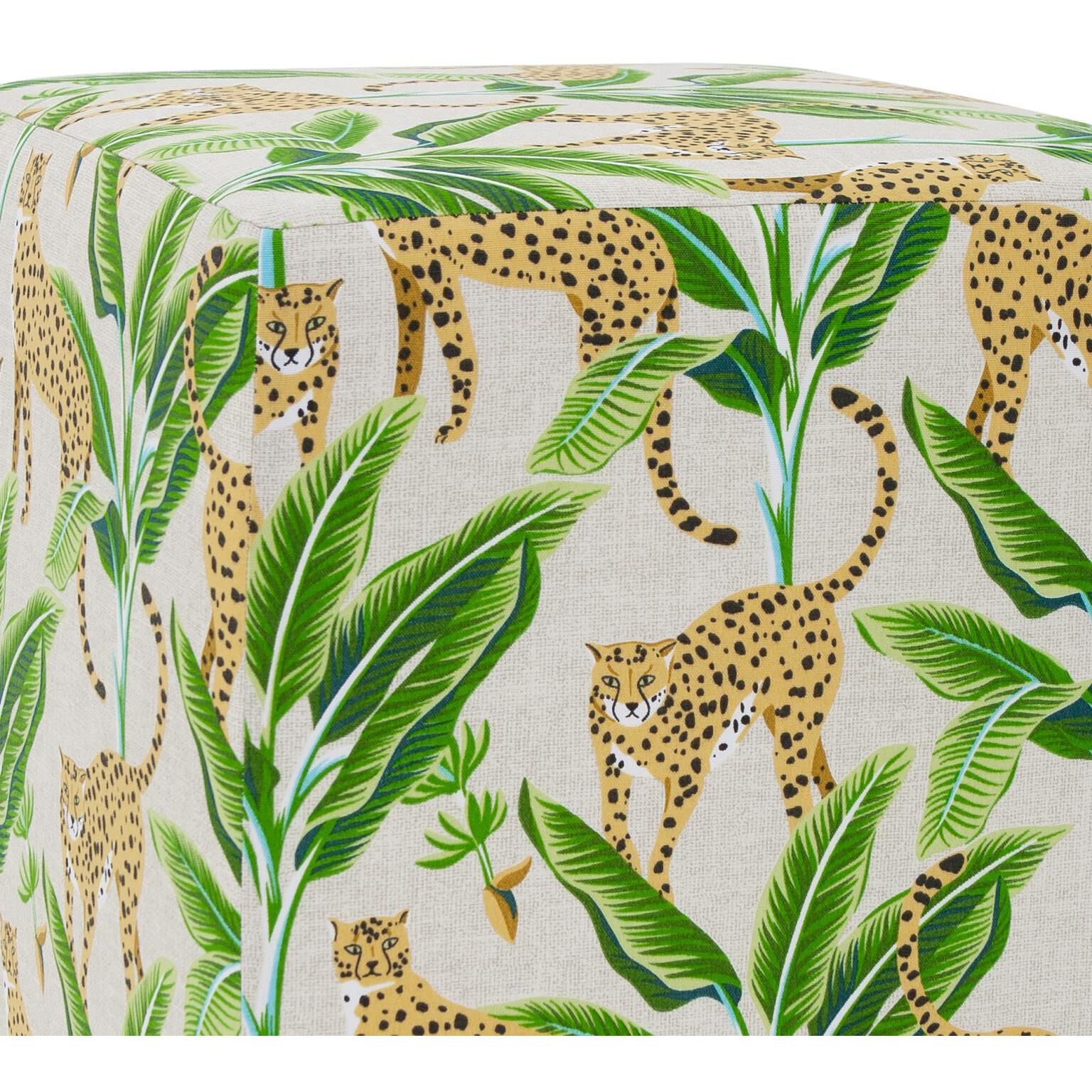 Safari Universal 17 inch Natural Outdoor Ottoman Frame & Cover