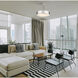 Anders LED 22 inch Polished Nickel Semi Flush Mount Ceiling Light