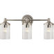 Alexa Hampton Ava 3 Light 20 inch Polished Nickel Triple Bath Sconce Wall Light