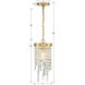 Winfield 1 Light 7 inch Antique Gold Mini Chandelier Ceiling Light