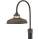 Troyer 1 Light 22.25 inch Oil Rubbed Bronze Outdoor Post Mount