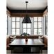 Alston Pendant Ceiling Light in Matte Black and Antique Gold