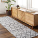 Napoli 96 X 30 inch White Rug, Runner