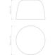 Taiko 2 Light 11.81 inch Matte Black Interior Ceiling Light