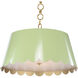 Mirasol 3 Light 29 inch Green Pendant Ceiling Light, Large