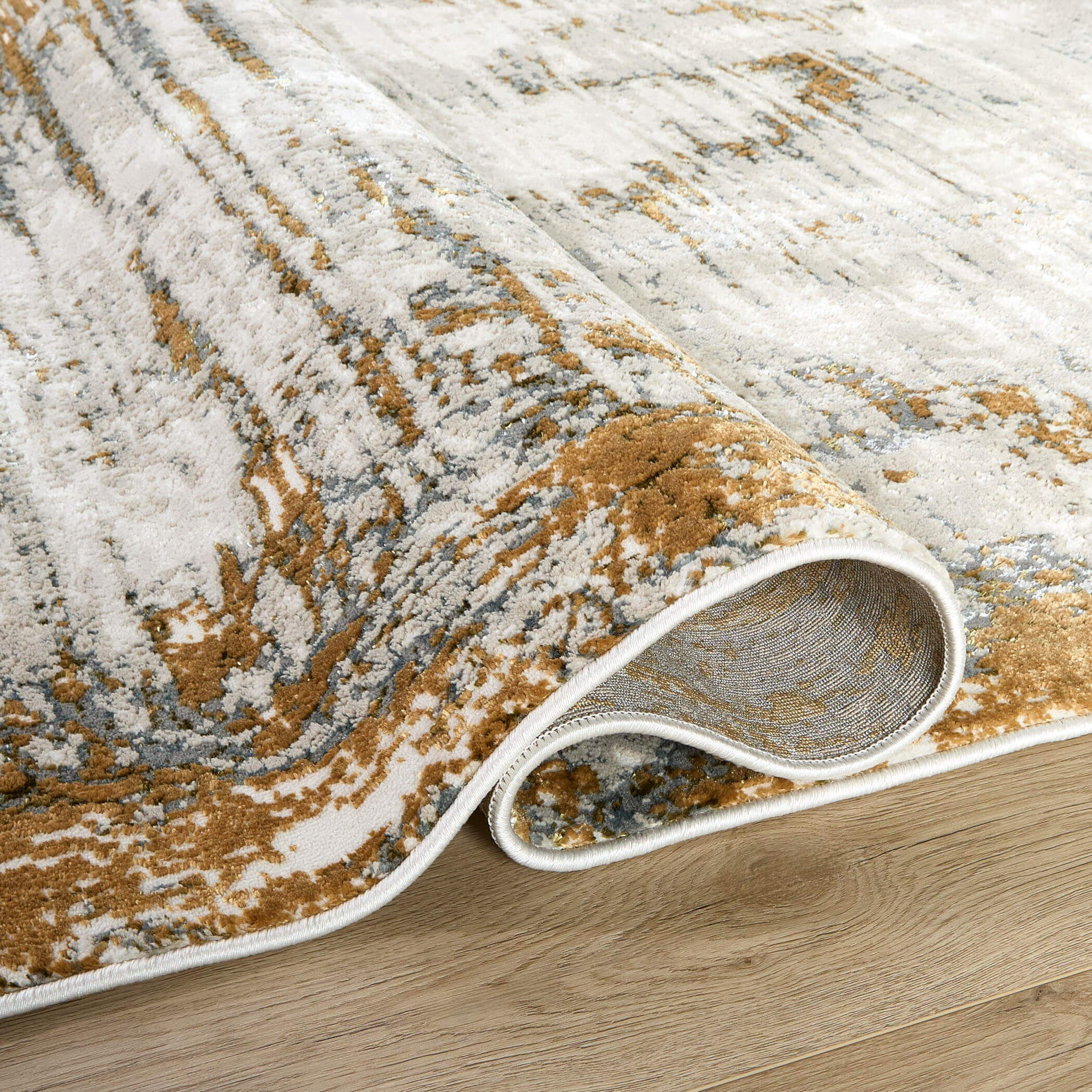 Artema 114 X 79 inch Earth Tones Rug in 6 x 9