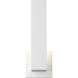 Edge LED 12 inch White Outdoor Wall Light