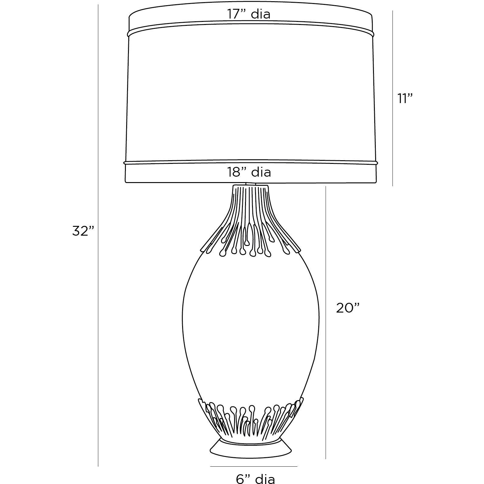 Wilhelm 32 inch 150 watt Ash Reactive Table Lamp Portable Light