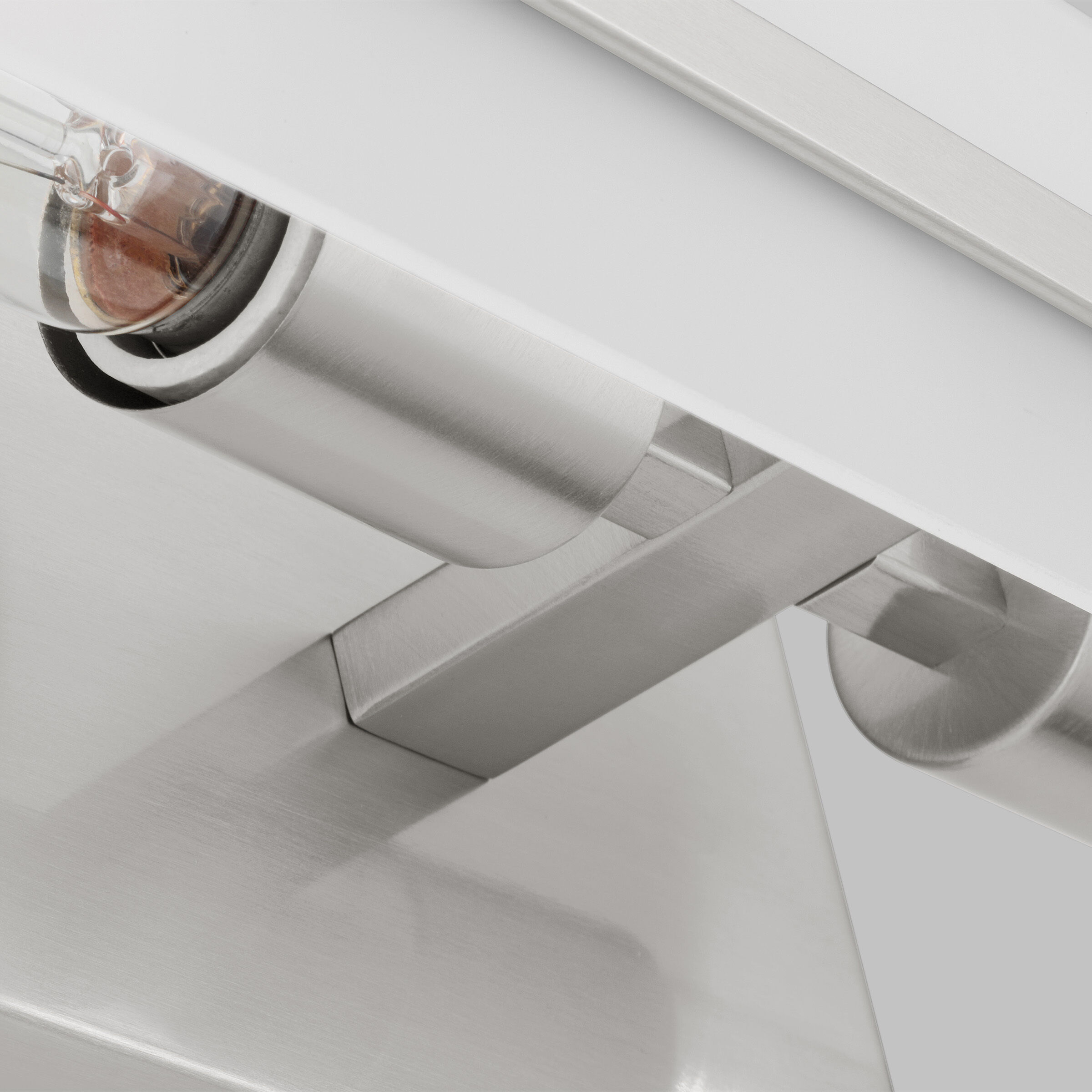 Dex Bath Vanity Wall Light in Brushed Nickel