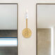 Star Dust 1 Light 5.25 inch Brushed Gold Wall Sconce Wall Light