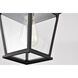 Jasper 8 inch Matte Black Outdoor Hanging Lantern