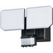 Outdoor Motion Sensor Security 2 Light 6.75 inch Black Outdoor Security Flood Light