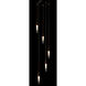 Lilium 5 Light 12.3 inch Bronze Multi-Light Pendant Ceiling Light