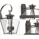 Burlington 3 Light 22 inch Antique Bronze Outdoor Wall Lantern, Large