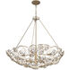 Ethereal Rose 8 Light 32.5 inch Havana Gold Ombre Pendant Ceiling Light