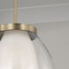 Joss 1 Light 13 inch Aged Brass Pendant Ceiling Light