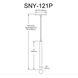 Sanya 1 Light 1 inch Matte Black Island Pendant Ceiling Light