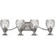 Plantation 4 Light 29 inch Polished Antique Nickel Vanity Light Wall Light