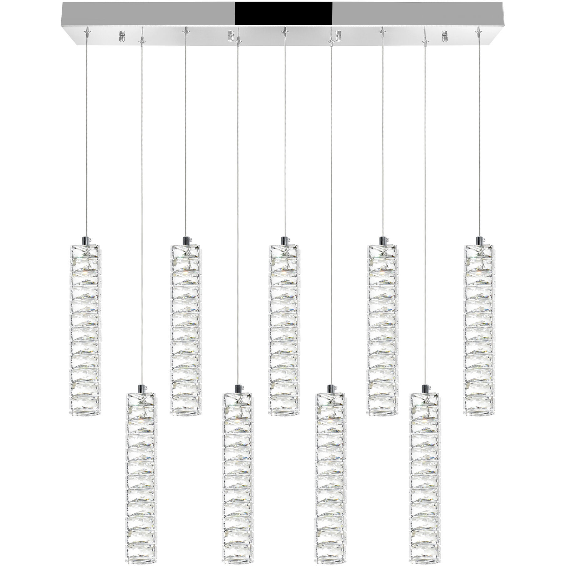 Celina LED 32 inch Chrome Pool Table Light Ceiling Light