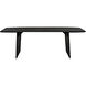 Esprit 90 X 40 inch Matte Black Dining Table