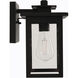 Rock Creek 1 Light 10.25 inch Textured Black Outdoor Wall Lantern
