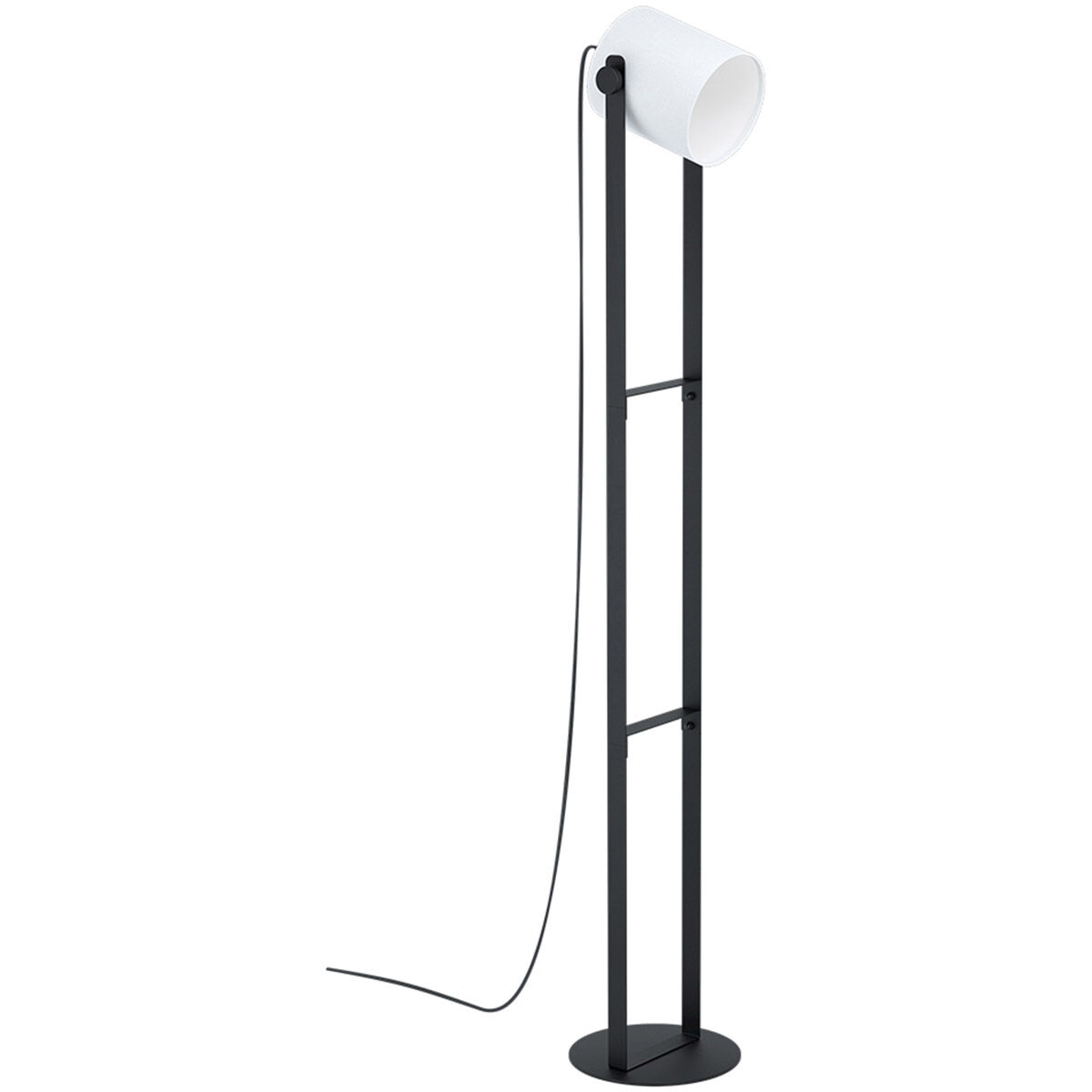 Burbank 55 inch 15.00 watt Black Floor Lamp Portable Light