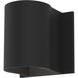 Dunbar LED 4.33 inch Textured Black Exterior Wall Light
