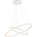 Chalice LED 24 inch White Chandelier Ceiling Light