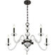 Aragon 5 Light 29 inch Mediterranean Bronze Chandelier Ceiling Light