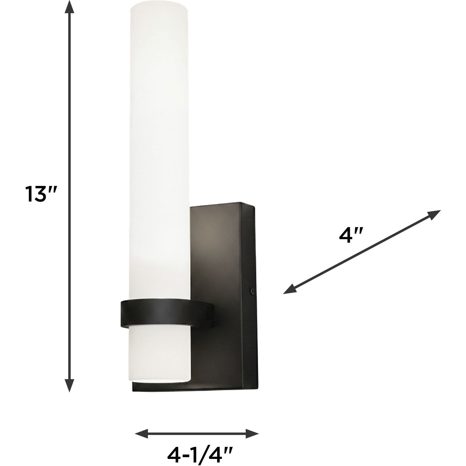 Miami LED 4.5 inch Polished Chrome Sconce Wall Light