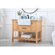 Clement 42 X 22 X 34.13 inch Natural Wood Bathroom Vanity Cabinet