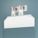 Zurich 2 Light 15 inch Brushed Nickel Vanity Sconce Wall Light