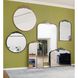Dia 38.5 X 36 inch Gold Wall Mirror