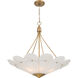 Althira 6 Light 32.75 inch Legacy Brass Pendant Ceiling Light