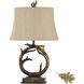 Signature 30 inch 150.00 watt Dark Brown Table Lamp Portable Light