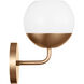 Alvin 1 Light 6.25 inch Satin Brass Bath Vanity Wall Light