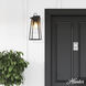 Ivory Dusk 1 Light 18 inch Matte Black Outdoor Wall Light, Large
